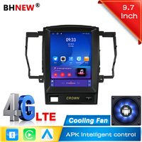 Reproductor Android Estilo Tesla para Toyota Crown 12 S182 S184 2005-2009, Unidad Principal para Auto con Carplay, Radio Multimedia, Estéreo, GPS