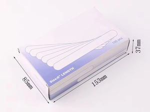 Spatules en bois naturel pour épilation, 100 bâtonnets applicateurs de cire, spatules à cire pour le corps - Product Image 6