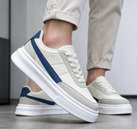 Chaussures de marche unisexes respirantes légères à lacets, confortables et décontractées, couleurs mélangées