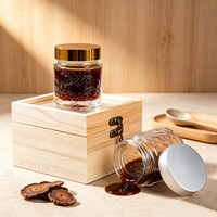 Pot en verre gaufré vide en gros de 4 oz pour baume, onguent ou cosmétique avec couvercle argenté