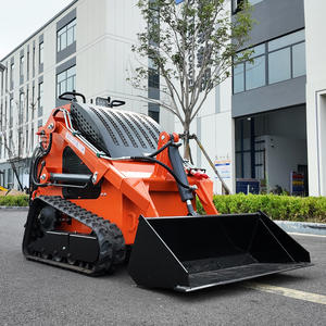 Mini chargeuse compacte avec accessoires en option : chargeuse compacte à chenilles avec broyeur, scie à roche, balayeuse, souffleuse à neige, tarière - Product Image 3