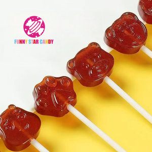 Pâte <span class=keywords><strong>de</strong></span> poire d'automne rafraîchissante sucette OEM collation décontractée emballée individuellement différents types <span class=keywords><strong>de</strong></span> bonbons durs à saveur <span class=keywords><strong>fruit</strong></span>ée sucette - Product Image 2