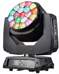 Projecteur à tête mobile Pro WSB RGBW 4in1 19x15W Led Bee Eye Contrôleur de point couleur Projecteur d'éclairage de scène Spot KTV <span class=keywords><strong>Disko</strong></span> Club - Product Image 2