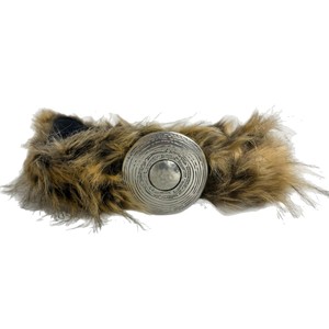 Cinturón de Pelo Sintético Grueso de Alta Gama con Degradado, Estilo Retro, para Vestidos, Diseño Personalizado, Precio Mayorista - Product Image 4