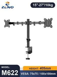 ZENO M622 Office <strong>Desktop</strong> Adjustable 17-27 <strong>Monitor</strong> <strong>Extender</strong> Riser Screen Display Bracket <strong>Monitor</strong> Wall Mount with Vesa Extension - Product Image 2