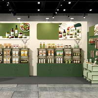 Stand d'exposition personnalisé en carton ondulé pour promotion de grandes marques, produits alimentaires, papeterie, aliments pour chiens et chats, cosmétiques, thé