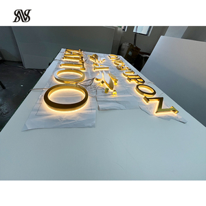 Tùy Chỉnh Backlit Xây Dựng Thương Hiệu 3D Chữ Ngoài Trời 3D <span class=keywords><strong>LED</strong></span> Dấu Hiệu Nhà Máy Hot Salewall Dấu Hiệu Salon <span class=keywords><strong>LED</strong></span> Dấu Hiệu Kinh Doanh Chiếu Sáng Biển - Product Image 3