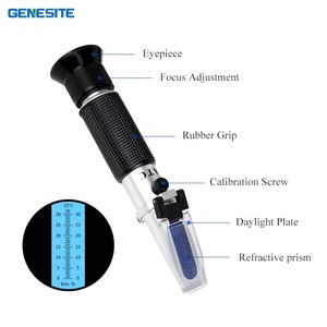 Kỹ thuật số cầm tay khúc xạ Brix thử nghiệm cụ đường brixs Meter saccharimeter khúc xạ cho trái cây đồ uống - Product Image 2