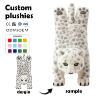 Tapis de sol en peluche personnalisé OEM ODM, tapis doux en forme d'animal, antidérapant, moelleux, tapis décoratif mignon pour chambre et salon