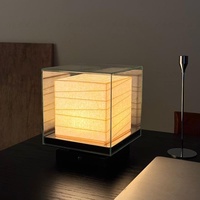 Lampe tactile à commande tactile pour salon, bureau, café, style moderne et simple, table basse, chevet de chambre, lumière d'ambiance
