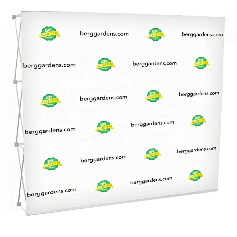 10 Feet Fabric Pop Up Banner Display For Trade Show