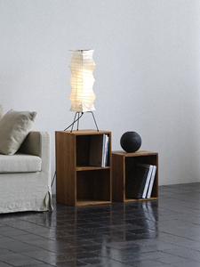 Armoire murale de salon et chambre à coucher en teck massif, style italien, design maître, avec poutres et tenons - Product Image 2