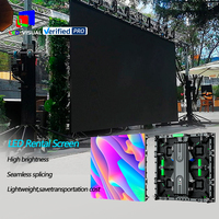 Panneaux LED géants pour scène intérieure et extérieure 500x500mm, écran LED de location à assemblage sans soudure