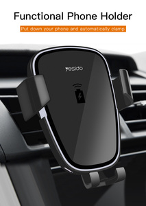 Soporte de coche Yesido gravedad para teléfono móvil con carga, soporte de montaje de teléfono de gravedad para coche - Product Image 4