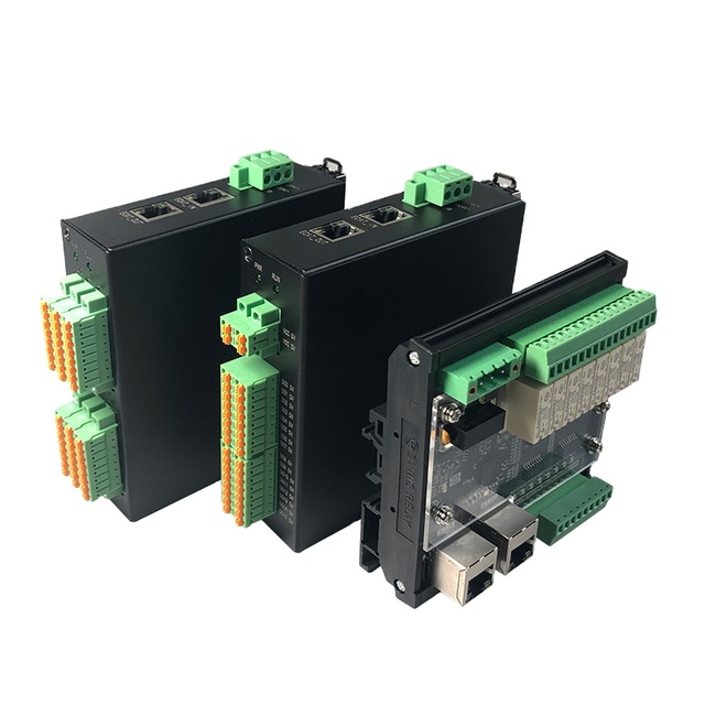 NiMotion NIME1116 EtherCAT IO Module W/ Modular Slave, 16ch DI/DO Relay Output, DIN Rail Mount