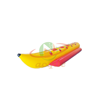 Radeau gonflable personnalisé de poisson volant remorqué tube de toboggan gonflable de l'eau poisson volant de l'eau