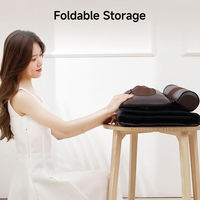 Vente en gros Coussin de massage électrique pliable pour le corps et le dos Tapis de siège de voiture en cuir avec fonction vibrante