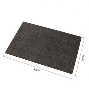 Posavasos de PVC Tejido con Logotipo Personalizado, Antideslizante, Aislante, Ligero, Cuadrado, para Uso en la Cocina - Product Image 2