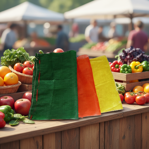 <span class=keywords><strong>Sac</strong></span> <span class=keywords><strong>en</strong></span> filet pour fruits et légumes (<span class=keywords><strong>pommes</strong></span> <span class=keywords><strong>de</strong></span> terre, oignons, <span class=keywords><strong>pommes</strong></span>, oranges) <span class=keywords><strong>de</strong></span> 25 kg, vente <span class=keywords><strong>en</strong></span> gros directe usine Chine - Product Image 1