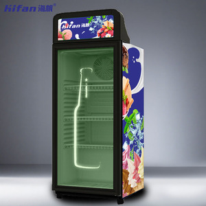 Hifan <strong>Redbull</strong> bar <strong>Fridge</strong> Air Cooling Portable Electronic Glass Door 110V/220V mini Coolers <strong>Fridge</strong> for Shop - Product Image 2