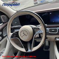 Kits de mise à niveau de l'intérieur de voiture de luxe en aluminium au prix d'usine pour Maybach GLS 600, siège arrière de voiture avec accoudoir
