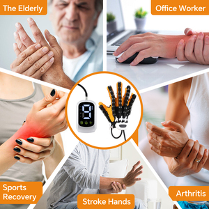 Robot da massaggio riabilitativo a casa per l'ictus emiplegia Finger Therapy guanti per esercizi di riabilitazione - Product Image 6
