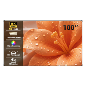 Khung ảnh màn hình chiếu 16:9 chống ánh sáng màu đen pha lê mềm PVC treo tường siêu mỏng - Product Image 1