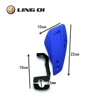LINGQI RACING Karbon Siyah ABS El Koruyucuları SurRon X Segway X260 Light Bee Off-Road Motosiklet El Koruma Aparatı