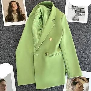 Nova 2024 Primavera Outono <span class=keywords><strong>Blazers</strong></span> Senhoras Terno Casaco Casaco Das Mulheres - Product Image 2