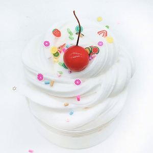 Unisex Educational <b>Clay</b> Fruit Accessories Fluffy Playdough Cotton Slime for 5-7 Years Stress Relief Toys Children Certified ASTM - Product Image 1