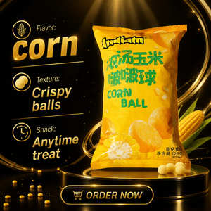 Indiam <span class=keywords><strong>Pop</strong></span> Ball Yummy Healthy Snack Classic Flavor Crispy and Crunchy - Product Image 1