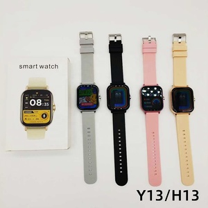 ราคาโรงงาน Y13 นาฬิกาสมาร์ทวอทช์สำหรับผู้หญิง หน้าจอสัมผัสเต็มรูปแบบ โทรออก<span class=keywords><strong>ออนไลน์</strong></span>ได้ ฟังก์ชั่นอัจฉริยะ รองรับ iOS Android พร้อมเข็มทิศ สายซิลิโคน - Product Image 4