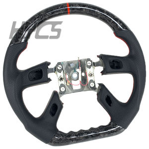 Accesorios Interiores para Automóviles, Volante Personalizado de Fibra de Carbono Forjada para Chevrolet Silverado GMC <span class=keywords><strong>Hummer</strong></span> H2 2003-2007 - Product Image 3