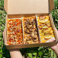 Boîte à pizza en carton ondulé 40x40 10 pouces, conteneur à pizza jetable personnalisé, emballage à emporter rapide, boîte à pinsa avec logo