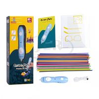 Lápiz 3D Niños Baja Temperatura Seguro 2.5mm PCL Filamento 90 Piezas 18 Colores CE FCC RoHS EN71 Juguete Educativo