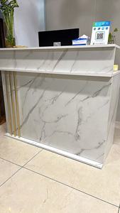 Nouveau 2026 : Mini comptoir de réception simple et personnalisable pour salon de beauté, magasin de vêtements, petit bar, caisse et SPA - Product Image 6