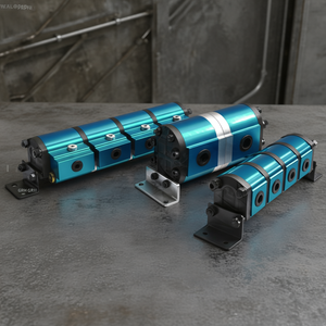 ตัวแบ่งการไหลของน้ำมันไฮดรอลิกแบบเฟือง 1fdf 2mf 4 ส่วน แบบมอเตอร์เฟืองหมุน - Product Image 3