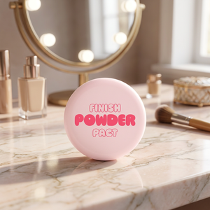 Mi Factory Oil-Finish Pink Beige 5g Powder Pact <b>Makeup</b> Setting Powder - Product Image 2