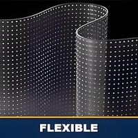 Affichage numérique mural en verre LED transparent flexible commercial moderne