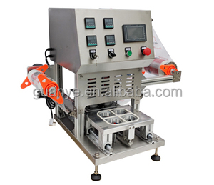 Máquina Selladora de Calor Semiautomática Neumática de Acero Inoxidable Guanye, Certificación CE, Alta Velocidad para Vasos, Botellas y Cajas de Bebidas - Product Image 2