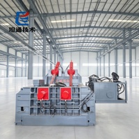 Presse à balles hydraulique horizontale sur mesure pour le recyclage des métaux ferreux, du fer, de l'acier, du cuivre et de l'aluminium, certifiée CE