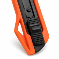 Couteau utilitaire à lame noire SK5 18 mm, coupe-boîte rétractable robuste, coupe-papier professionnel à lame cassable, industriel, bricolage, OEM