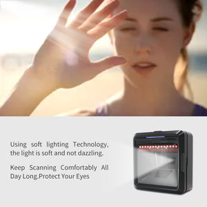 MP8000 2D QR Escáner de código de barras de escritorio Megapixel Pixel Ultra alto rendimiento para supermercado POS Interfaz USB en stock - Product Image 3