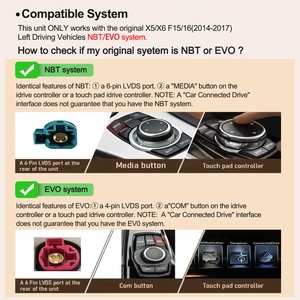 Navihua New Upgrade 14.9'' Touch Screen Android Car Radio Car DVD Player <b>Auto</b> Stereo Head Unit for BMW X5 F15 X6 F16 2014-2017 - Product Image 5