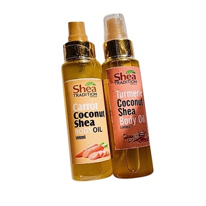 Huile corporelle Shea Tradition biologique naturelle à la carotte et à la noix de coco 100 ml pour tous types de peau - Product Image 4