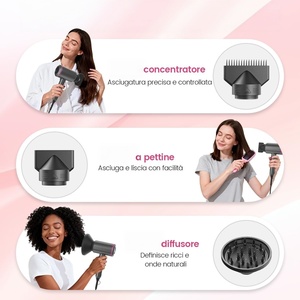 Secador de Pelo Iónico con Luz Azul Dreepor Salon, 1800W de Alta Potencia, Velocidad del Viento de 18M/S, Tecnología de Reducción de Ruido para Hoteles y Hogares - Product Image 6