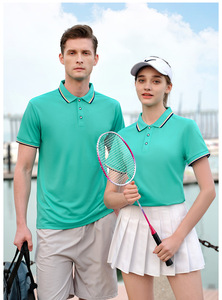 Venta al por mayor de Polos de <span class=keywords><strong>manga</strong></span> corta Ropa DE TRABAJO Camisetas personalizadas <span class=keywords><strong>para</strong></span> <span class=keywords><strong>hombres</strong></span> y mujeres Publicidad Camisa cultural Imprimir logo Bordado - Product Image 4