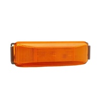Feu de gabarit latéral LED rectangulaire ambre 12V 24V pour camion, remorque et voiture