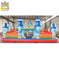 Château gonflable WODI de qualité commerciale en PVC de 0,55 mm pour adultes et enfants, idéal pour la location, robuste et durable.