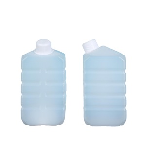 Square <b>Plastic</b> Bottle 500ml PP Material Screw <b>Cap</b> For Beverage Packaging - Product Image 2